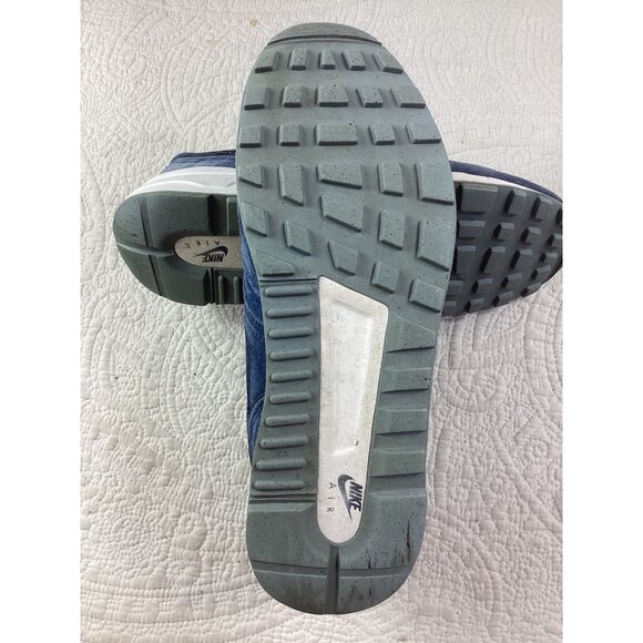 Nike Mens Blue Suede Sneakers Size 9.5 US With White Soles*EUC - Picture 7 of 12